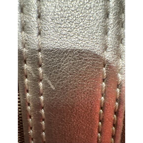 Vintage Coach Gallery East West Tote Bag In The Signature Canvas Leather Trim - Picture 13 of 16